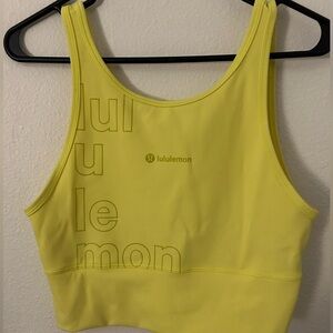 Lululemon Electric Lemon Power Pivot Everlux Tank